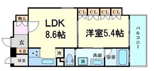 リーガル新福島の物件間取画像